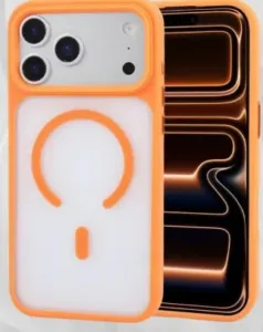 Urr Ice Matte Kılıf iPhone 17 Pro Turuncu