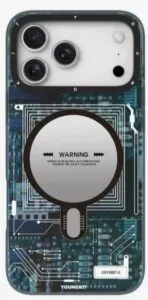 Youngkit Teknoloji Kılıf İphone 17 Pro Max Mavi/yeşil