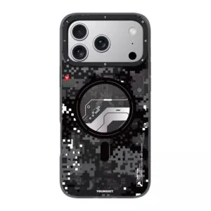Youngkit Kamuflaj İphone 17 Pro Max Siyah/gri