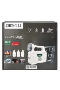 Solar Güç Kaynağı 3 Panelli Zl-2302