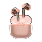 Kulaklik Wiwu T12 Pure Bass Music Transparent Rose Gold