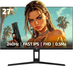 Monitör Gamepower 27" Kaze T20 Fast Ips 0.5Ms 240Hz Fhd Hoparlör