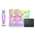 Nzxt F120 Rf-D12Tf-W1 Rgb Duo White 120 Mm Fan(3'Lü Set)