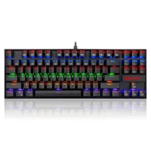 Redragon K552-Kr Kumara Red Switch Rainbow Tkl Mekanik Siyah Kablolu