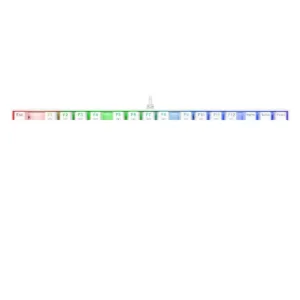 Redragon K552W-Rgb Kumara Red Switch Rainbow Tkl Mekanik Beyaz Kablolu