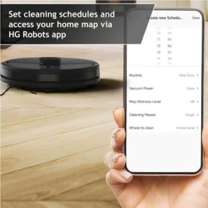 Robotic elektrikli süpürge HOOVER HG4 Hydro Pro HG450HP 011 siyah