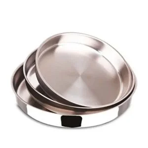 Queen 3'lü Çelik Tepsi 28/32/36cm