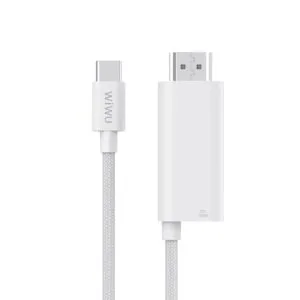 Ps001 Wiwu Type-c To Hdmı Pd Şarj Ve Projeksiyon Kablosu 1.8m