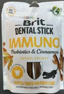 Brit Dental Stick Immuno 7Pcs Köpek Ödül Mamaları