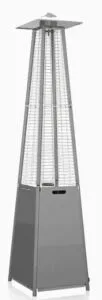 Piramit Soba Inox 2.2m Ucgen Cam Tup