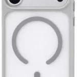 Sunix Vera Kapak iPhone 17 Şeffaf Gri Magsafe Kılf