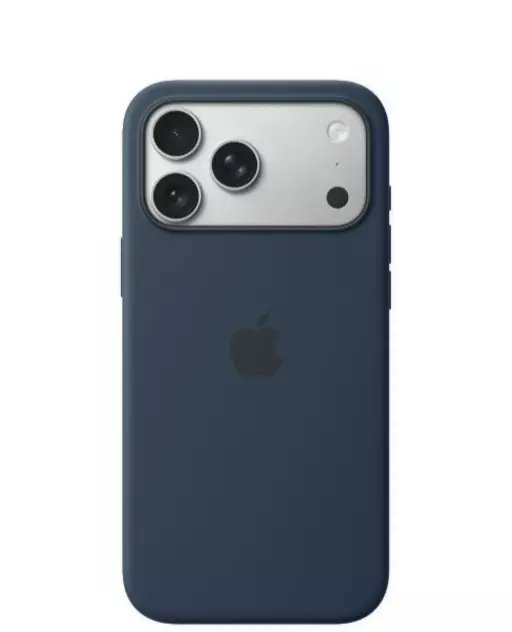 Apple İphone 17 Pro Max Magsafe Silikon Kılıf Midnight