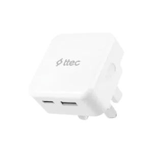 Ttec Smartcharger Duo 2Scs25Buk Usb-C/Usb-A Travel Charger