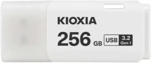 Usb Bellek Kioxia U301 256Gb Usb3.2 Gen 1Lu301W256Gg4 Beyaz