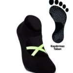 Plts Siyah Pilates Çorap