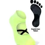 Plts Neon Sari Pilates Çorap