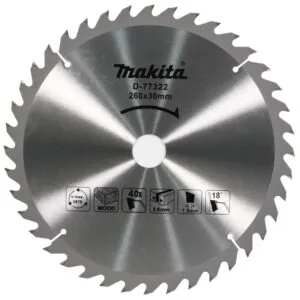 Makita Testere Daire Ahsap 260X30MM 40Diş