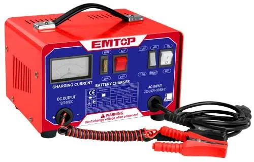 Emtop Akü Şarj Cihazı 12/24V - 9/4