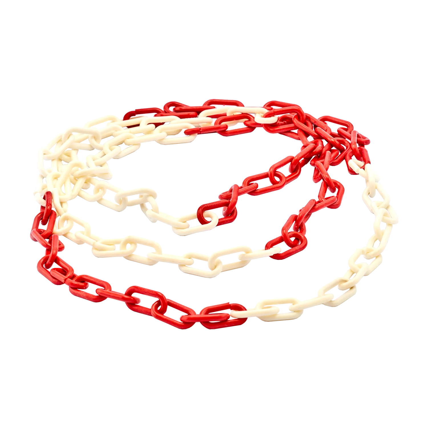 MFK Zincir Plastik Kırmızı -Beyaz 8MM