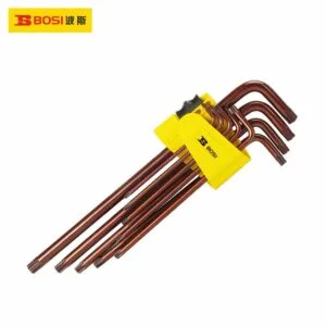 Bosi Alyan Anahtar L Tip Yıldız T10-T50 9 Parça