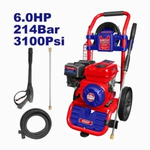 Emtop Yuksek Basincli Yıkama Makinesi Benzinli 214 Bar 6.5HP