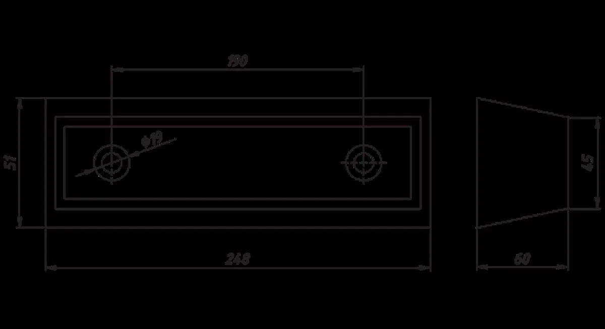 Arka Takoz-Küçük  248MMX190MMX51MM
