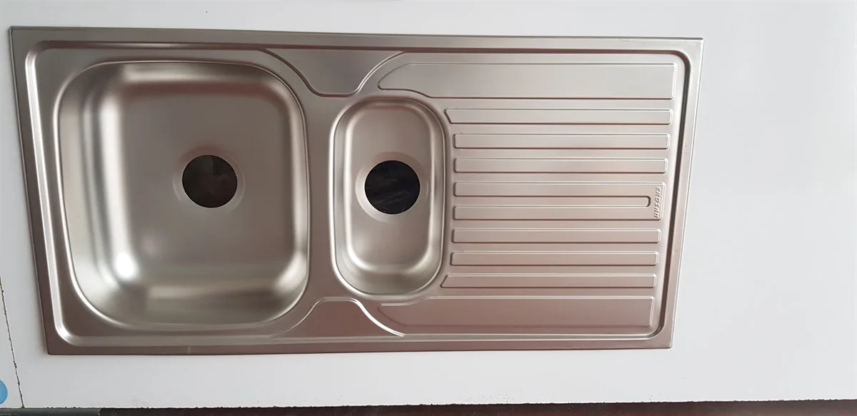 Max Çelik Evye Birbuçuk Göz 50CMX116CM