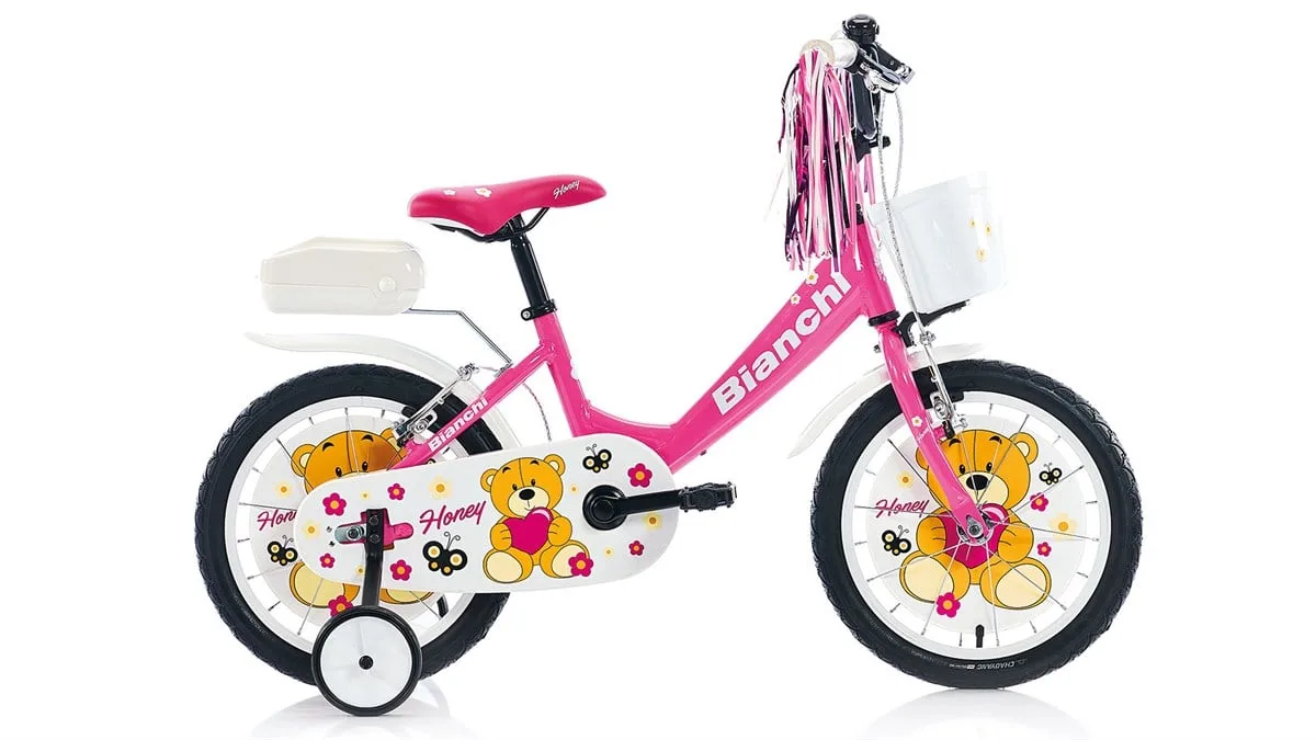 16'' Bianchi Honey Gırl 250H 1-Speed Vb Pembe-Beyaz R1
