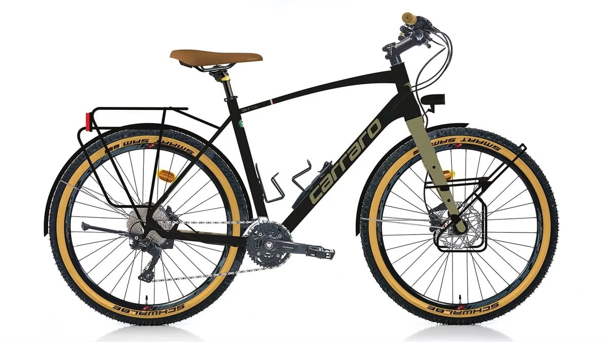 Carraro 27.5'' Cr-T Trail 480H 30-V Hd Mat Siyah-Yeşil-Kamuflaj