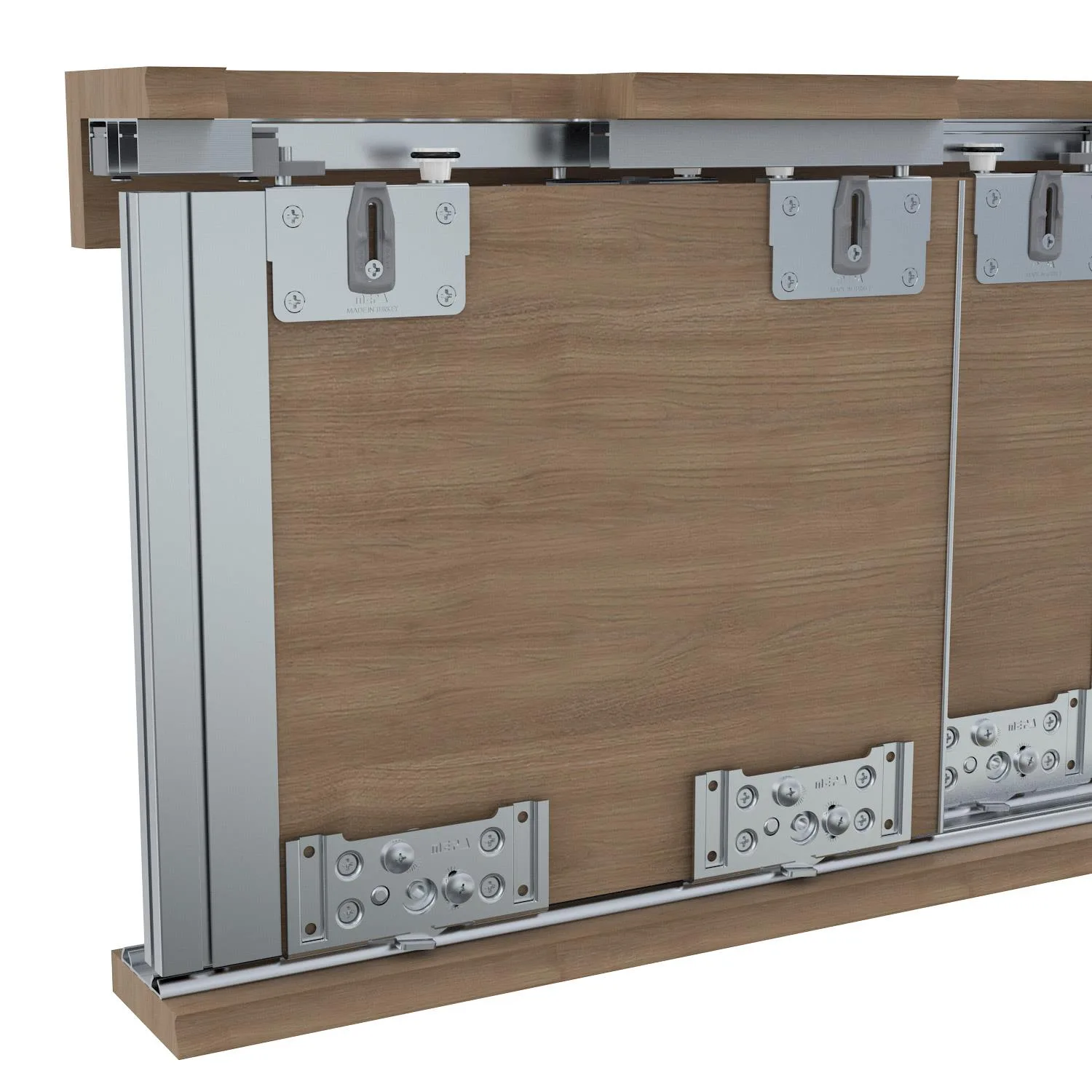 Mepa Hafif Kapak Soft Sistem 4 Amartisörlü 1 TK/2 Kapak  SFT-70-2K