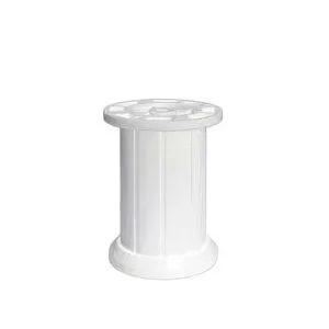 Plastik Yuvarlak Ayak Dişli Sur 50mm Beyaz