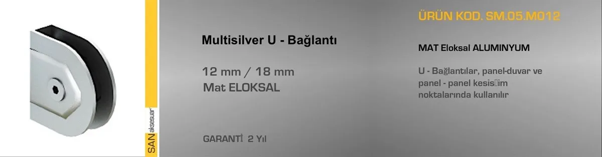 Sander Islak Zemin Compact Laminant U Baglantı Multi Silver