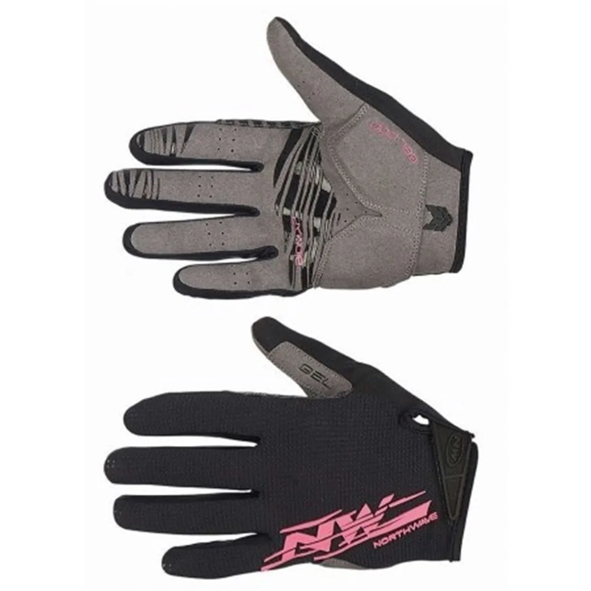 Northwave  Eldiven Uzun Mtb Air Siyah/Pembe Xl
