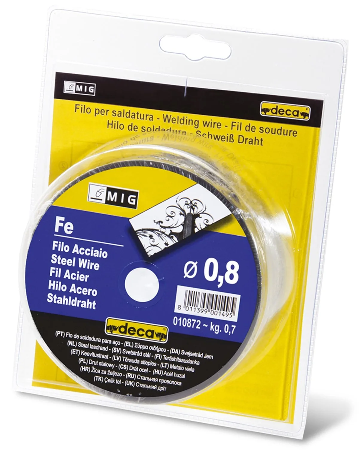 Deca Mig Kaynak Tel Demir 0. 8MM  0. 7KG