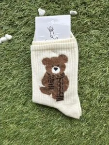 Tüylü Tenis Çorap 8