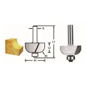 Makita Uç Freze Cove Bit-With Bearing