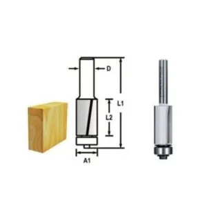 Makita Uç Freze Flush Trim Bit 2 Flute
