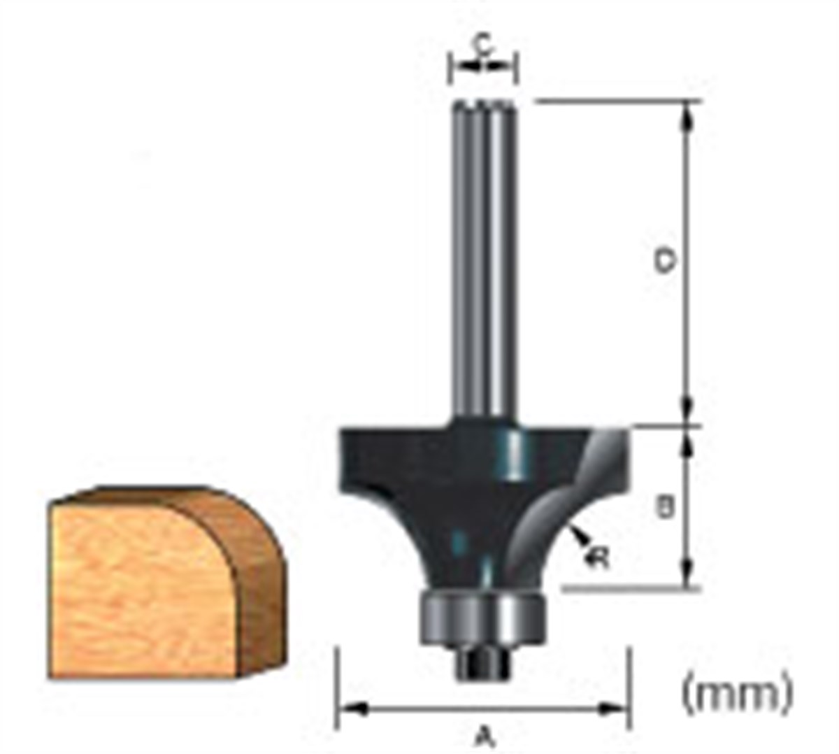 Makita Uç Freze Rounding Over Bit (301611)