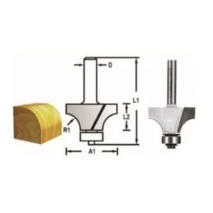Makita Uç Freze Roundover Bit-With Bearing