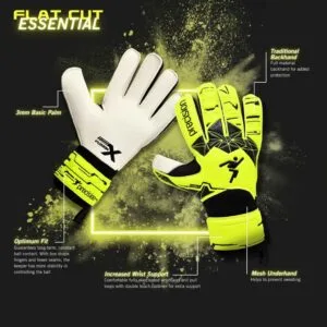 Precision Junior Fusion X Flat Cut Kaleci Eldiveni Genç