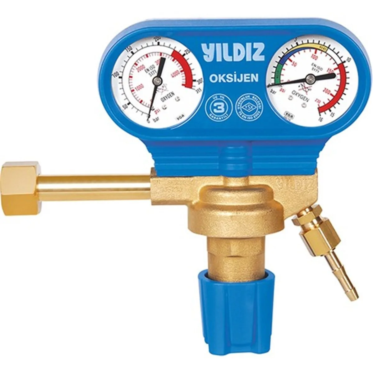 Yıldız Gaz Basınç Düşürücü Oksijen Muhafazalı