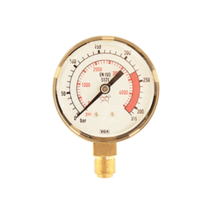 Yıldız Gaz Basınç Göstergesi 0-315 Bar Argon-Co2 Giriş