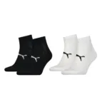 Çorap Performance Train Light Quarter Siyah/beyaz