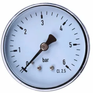 Max Basınç saati 1/4'' Yan Çıkışlı 0-6 Bar