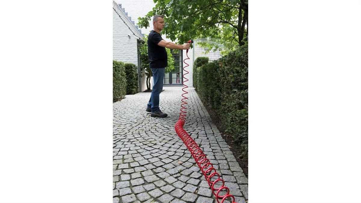 Kreator Bahçe Sulama Hortumu Spiral 15M Set