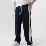 Baggy Fit Parçali Lacivert Eşofman Alti
