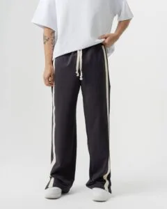 Baggy Fit Parçali Füme Eşofman Alti