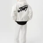 Jj Beyaz Içi Polar Hoodie