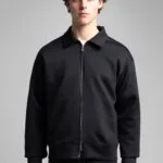 Scuba Kumaş Polo Yaka Ceket