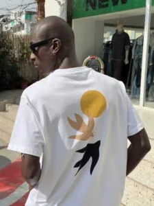 For The Life Beyaz Tişört
